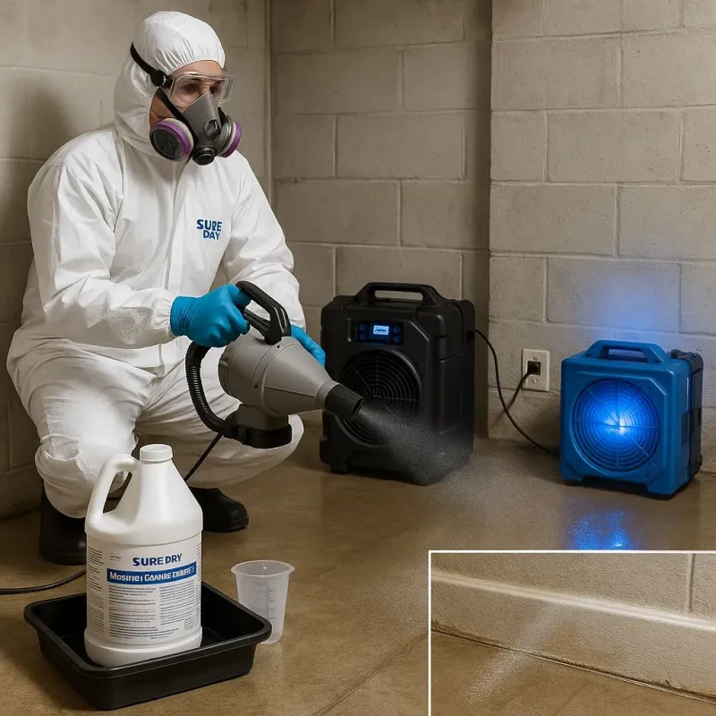 Sanitization and Odor Removal process in Fannett, TX