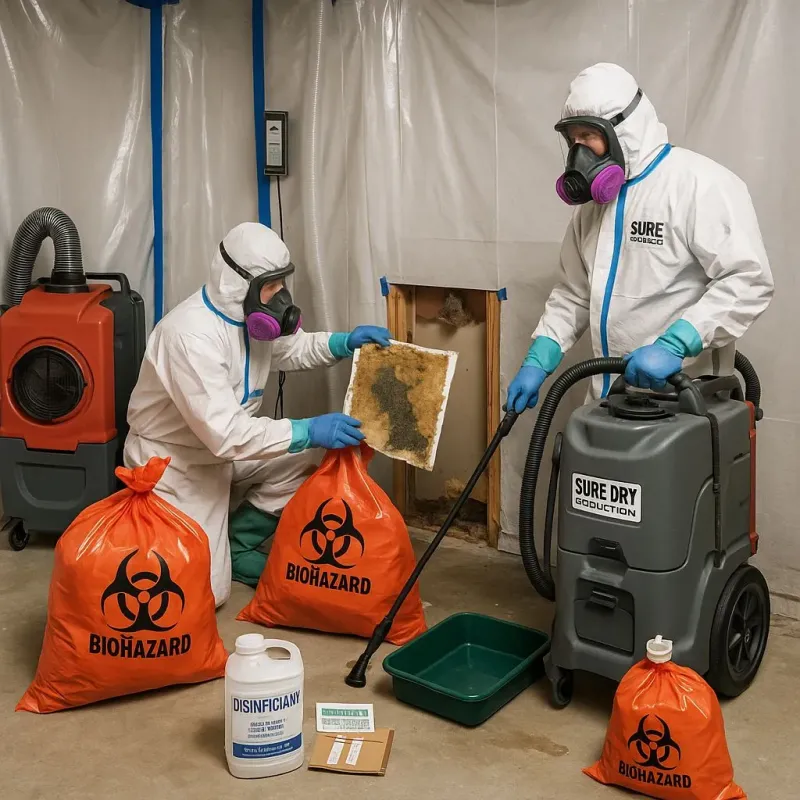 Contaminated Water Handling Protocols process in Fannett, TX