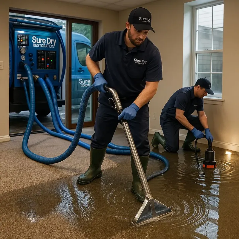 Water Extraction and Removal process in Fannett, TX
